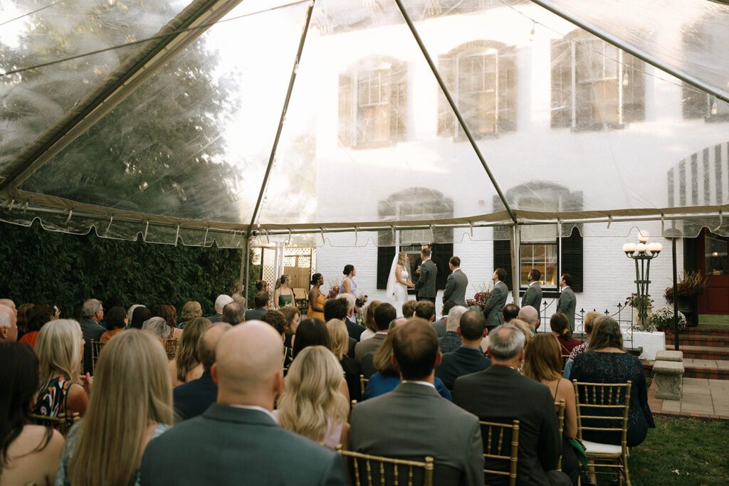 elegant and intimate ceremony 