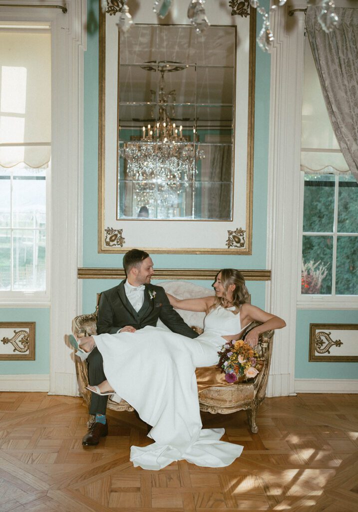 couple at their dream wedding venue 
