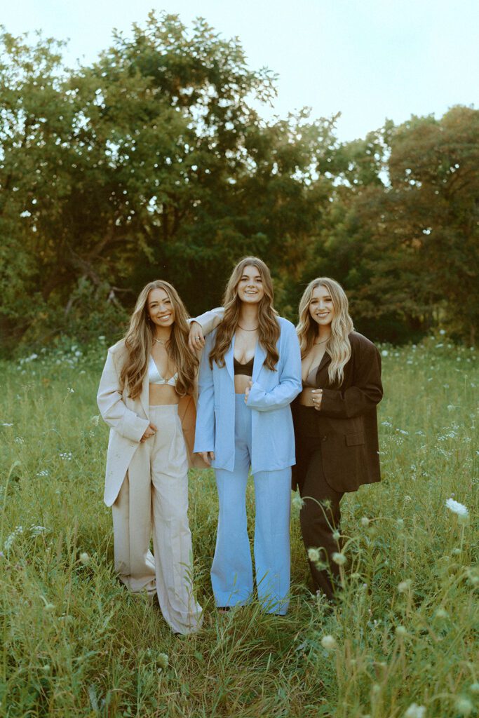 friends at their business branding session