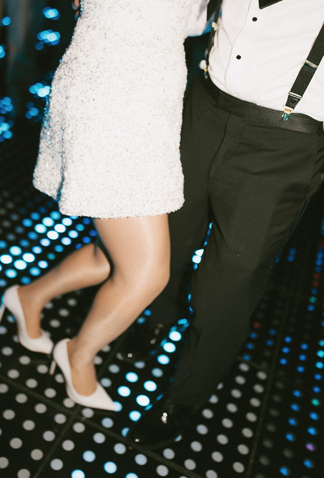 A bride and groom dancing at a celeste chicago wedding