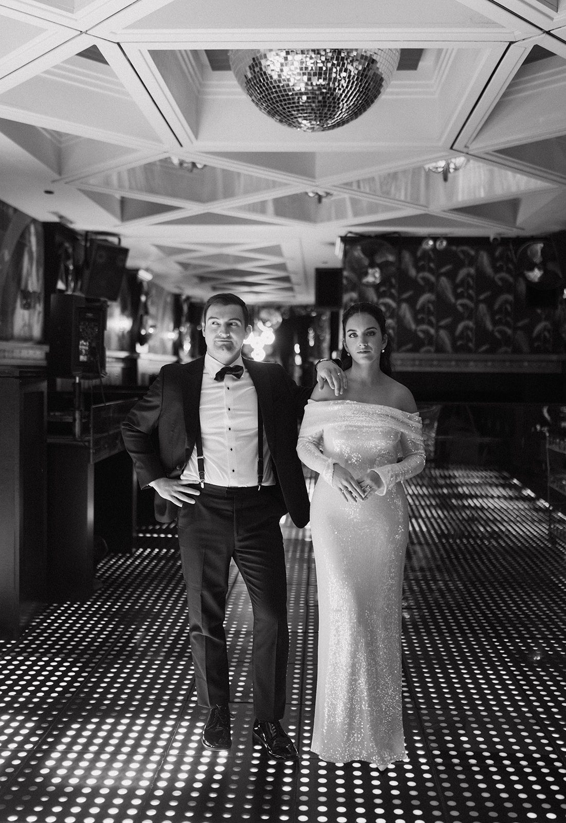 A couple on the dance floor at celeste chicago