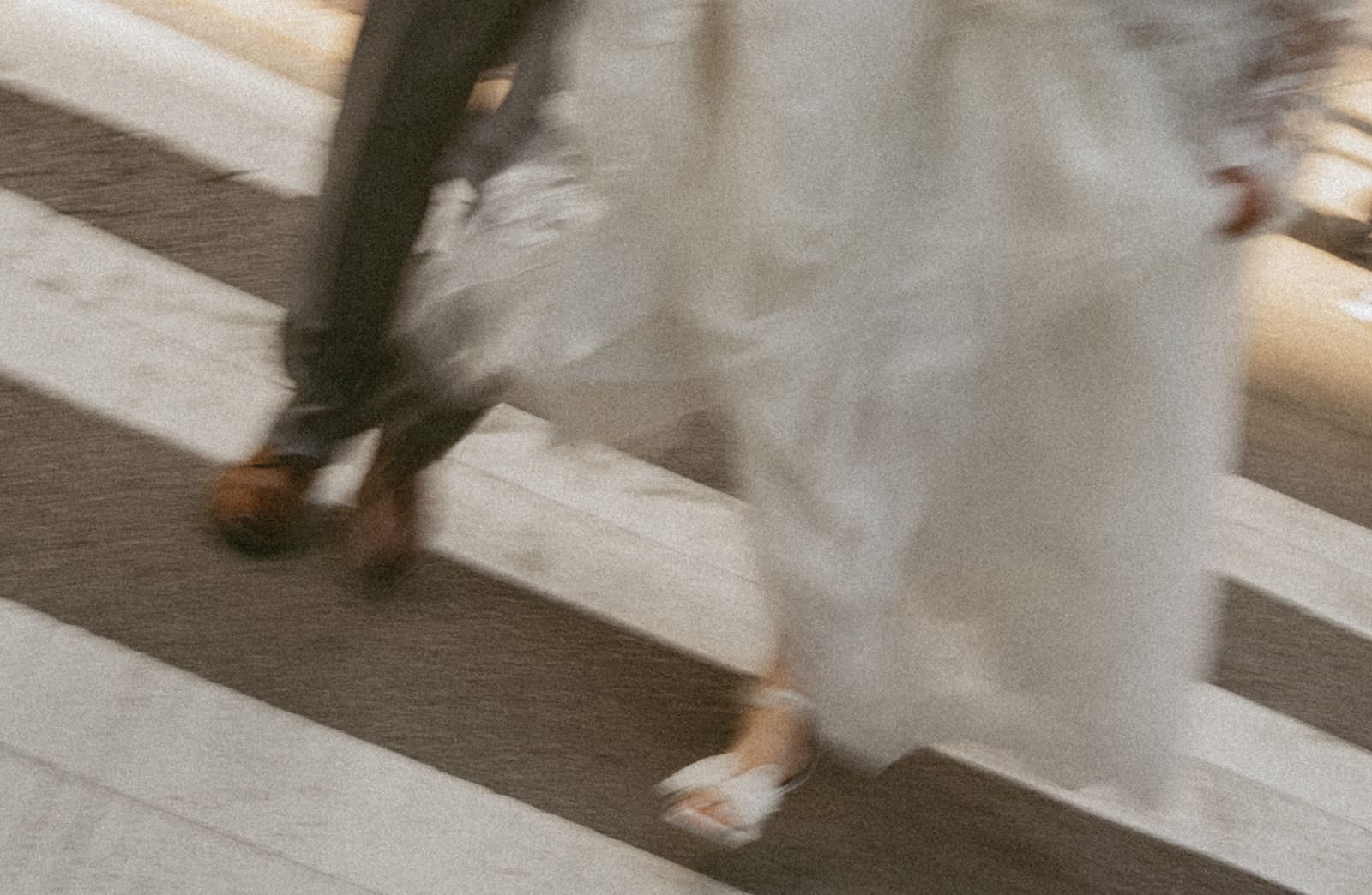 A blurry wedding photo as 2027 wedding trends