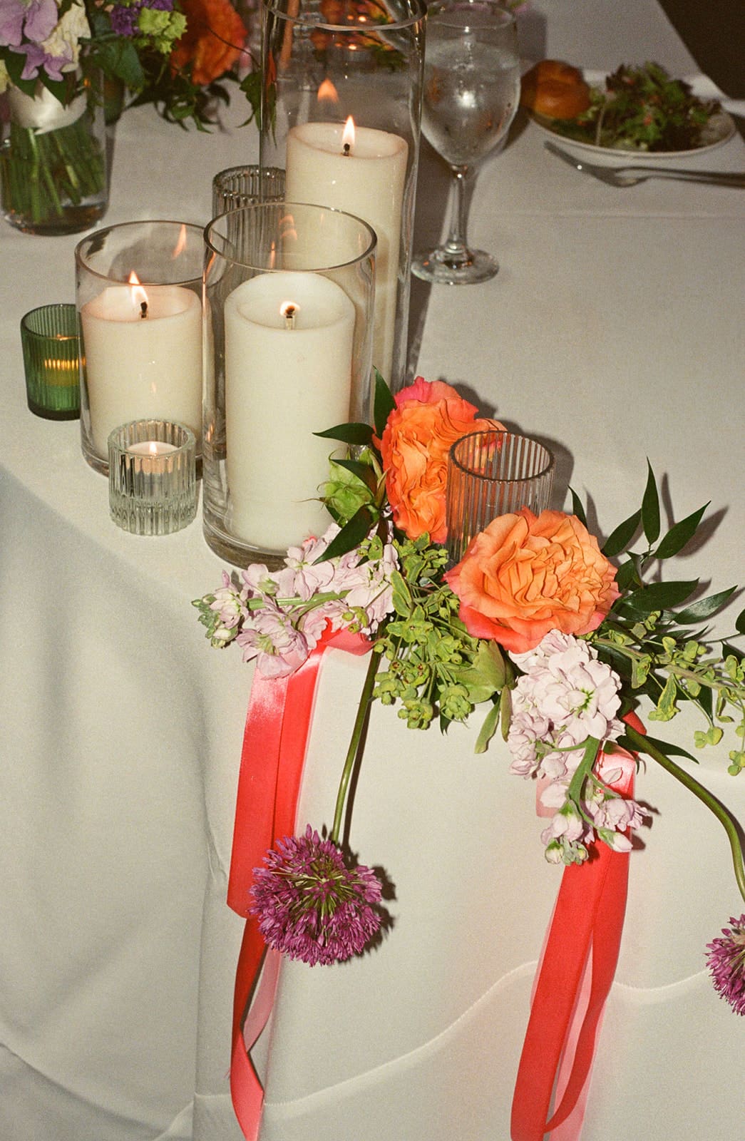 Colorful Wedding decor that followed the average Chicago wedding cost