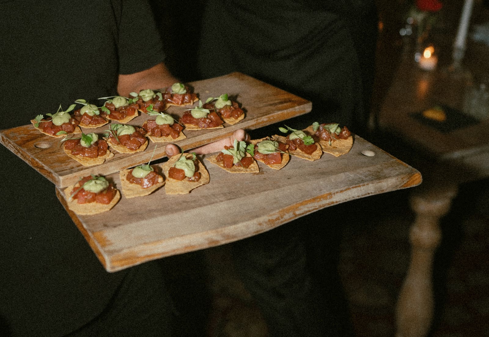 Wedding food photos as part of the average Chicago wedding cost
